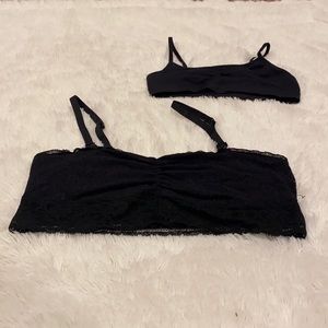 Black Bralette Size M Bundle